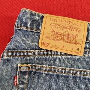 LEVI'S 560 Loose Fit Straight Leg denim blue jeans sz.12